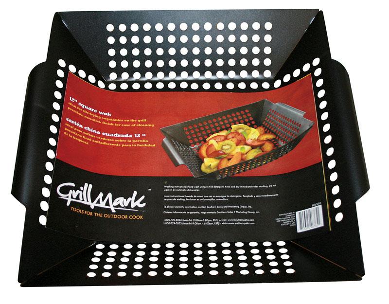 Grill Mark Grill Wok 12 in. L x 12 in. W