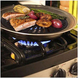 Go Go Smokeless Non-Stick Barbecue Grill For Indoors And Outdoors