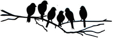 Load image into Gallery viewer, Perching Love Birds - Metal Wall Art
