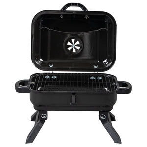 Portable Folding Charcoal Grill BBQ and Smoker with Lid