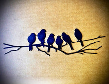 Load image into Gallery viewer, Perching Love Birds - Metal Wall Art
