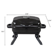 Load image into Gallery viewer, Portable Folding Charcoal Grill BBQ and Smoker with Lid
