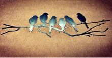 Load image into Gallery viewer, Perching Love Birds - Metal Wall Art
