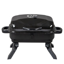 Load image into Gallery viewer, Portable Folding Charcoal Grill BBQ and Smoker with Lid
